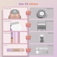 thumbnail image 1 of Afeitadora corporal 2 en 1 de doble cabezal para mujer, resistente al agua, para uso en seco y húmedo, ideal para bikini, axilas, piernas, brazos, cuerpo y rostro, con puerto USB., 1 of 4