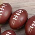 thumbnail image 3 of Fotboll Stressboll Pu Skum Rugbyboll Återhämtar sig långsamt Fotboll Super Bowl Festdekorationer 6 st db, 3 of 4