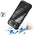 thumbnail image 3 of For iPhone 17 Air Ultimate CaseX Transparent Hybrid Case with Metal Buttons And Camera Edges - Black, 3 of 3