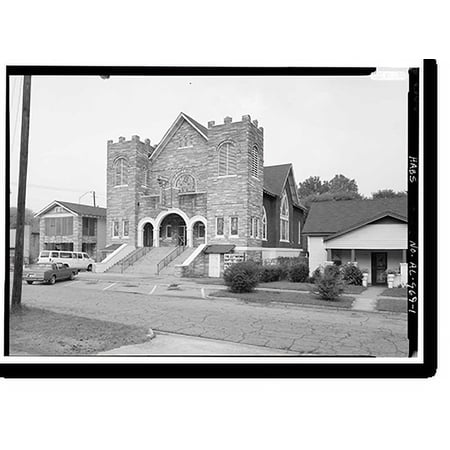 Historic Print, Twenty-second Avenue Baptist Church, 2614 Twenty-second Avenue North, Birmingham, Jefferson County, AL, 18" x 24"