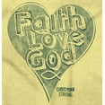 thumbnail image 2 of Faith Love God Heart Christian Women's Graphic T Shirt Tees Brisco Brands S, 2 of 6