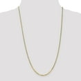 thumbnail image 2 of 14K Yellow Gold 2.2mm Beveled Curb Chain, 2 of 6