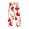 thumbnail image 4 of Kll Womens Cute Mushroom Print Pajama Pants Soft Pajama Bottoms For Women Cozy Lounge Pants, 4 of 9
