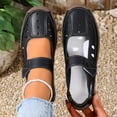thumbnail image 2 of Xfvqtps Womens Casual Walking Sandals Closed Toe Sandals Hook and Loop Strap Hollow out Breathable Comfortable Shoes, 2 of 9