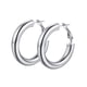 thumbnail image 1 of Pendiente de aro pequeño PROSTEEL para mujer Acero inoxidable 30 mm, 1 of 9