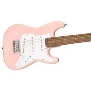 Squier Mini Stratocaster Electric Guitar (Shell Pink)