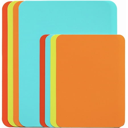 

(8 Piece) Extra Thick Cutting Boards for Kitchen Prep Non Slip Flexible Cutting Mat Set Dishwasher Safe BPA Free Plastic Colorful Chopping Mats for Meat and Vegetables