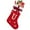 U, variant on XINGXIANG Large Christmas Stocking - Personalized Embroidered Letter Holiday Sock for Mantel Decor,,Christmas Decorations A