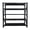 Black 78" × 23.4", variant on Metal Garage Shelving Unit, 4-Tier, Lightweight, Adjustable, Steel Construction, Blue, Garage Warehouse Home Storage Organization