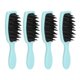 thumbnail image 1 of 4pcs Scalp Massager Shampoo Brush with Handle Soft Bristles Silicone Scalp Scrubber Deep Cleansing Hair Massager Brush Blue Handle Black Teeth, 1 of 5