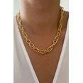 thumbnail image 2 of Embroidered Chain Classic Gold Necklace, 2 of 3