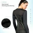 thumbnail image 5 of Quick-Drying Running Fitness Long Sleeve Shirt for Women Workout Shirts, 5 of 9