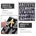 thumbnail image 4 of 10 Sheets Mailbox Number Outside Reflective Alphabet Letter Sticker Decal, 4 of 6
