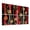 Color 2, variant on Leopard 8 Pack Art Acoustic Panels Sound Absorbing Gold Chain Abstract Red Leopard Print Waves Black Decorative Soundproof Wall Panels Self Adhesive for Nursery Game Room Bedroom 48"x32"