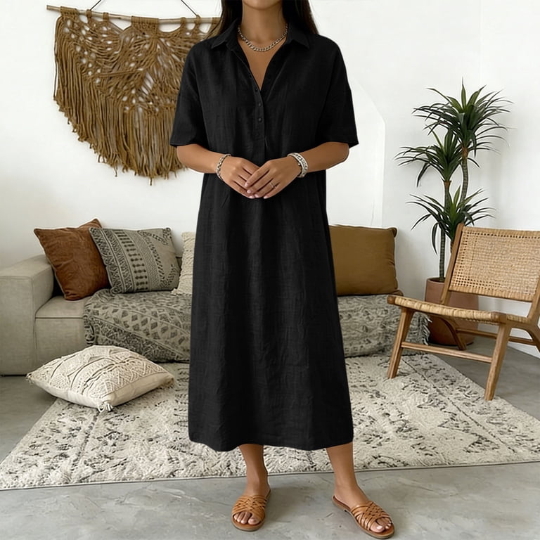 Sentmoon Cocktail Dress Homecoming Dress Summer 2026 Solid Color Short Sleeve V Neck Regular Fit Women's Formal Dresses for Any Occasion and Event S-XXL