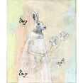thumbnail image 3 of Ogren, Sarah 15x17 Black Modern Framed Museum Art Print Titled - New Beginnings Rabbit, 3 of 5