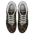 thumbnail image 2 of Neon Splatters With Paint Shoes for Men Women Running Sneakers Breathable Casual Sport Tennis Shoes White Size 8.5, 2 of 5