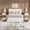 White, variant on Full Size Upholstered Velvet Bed Frame with 4 Storage Drawers, RGB LED Lighting & Adjustable Headboard, Sturdy Metal-Wood Slats - No Box Spring Needed, Grey