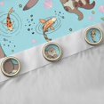 thumbnail image 4 of Homewish Kawaii Otter Curtains Pack of 2 (42x84 Each) for Preppy Child,Cartoon Animal Curtains Blackout,Koi Fish Bedroom Curtains,Luxury Bedroom Decor, 4 of 6