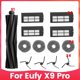 thumbnail image 1 of Piezas de Repuesto Aptas para Aspiradora Robot para X9 Pro, Kit de Accesorios, Cepillos Laterales, Filtros, Cepillos y Almohadillas para Fregona, 1 of 7