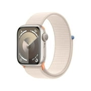 New Apple Watch Series 9, 41mm Starlight Aluminum Case, GPS, Blood
