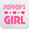 thumbnail image 4 of Inktastic Poppop Girl Granddaughter Girls Baby Bib, 4 of 4
