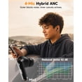 thumbnail image 3 of AOC Wireless Earbuds with Smart LED Display, Hybrid Active Noise Cancelling Bluetooth Headphones, 4-Mic Clear Calls, 45H Playtime, 10mm Driver Deep Bass, Dual EQ Modes, 3 of 7