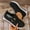 #296-Black, variant on Wowcloth Woman's Flat Shoes, Multi-Color with Buckle Closure and Thick Sole, Comfortable Height-Increasing Design for Daily Wear and Autumn Winter Seasons