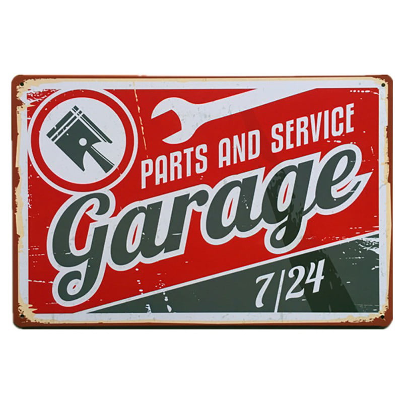 Details about   Metal Tin Sign garage auto repair poster  Decor Bar Pub Home Vintage Retro 