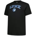 thumbnail image 2 of Men's Fanatics Black Minnesota Lynx Big & Tall Arch Logo T-Shirt, 2 of 3