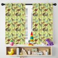 thumbnail image 5 of Blackout Kids Curtains,LightGreen Cartoon Dinosaurs Prehistoric Pattern Childrens Insulated Curtains Set Of 2,Bedroom Essentials,Toddler Room Decor 42"x54", 5 of 5