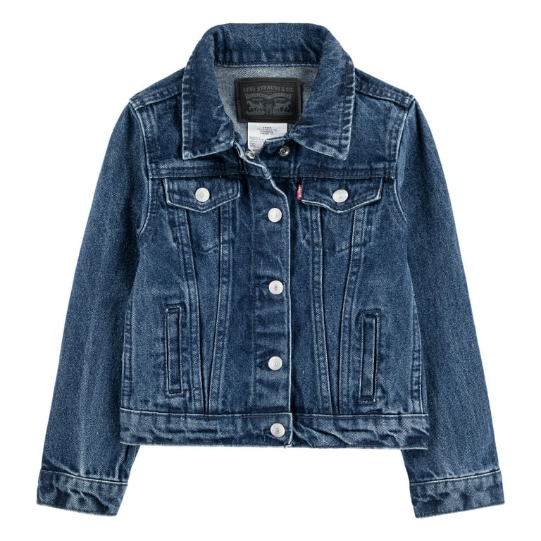 Levi s Girls Denim Trucker Jacket Sizes 4 16