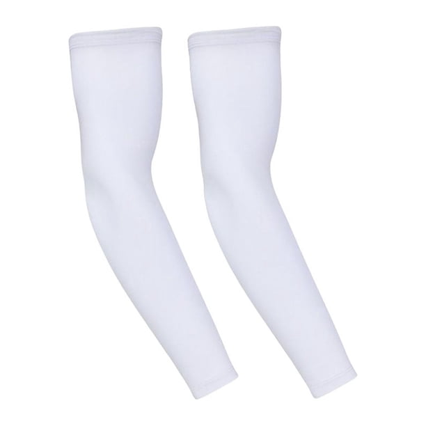 Advancent Ciclismo brazo manga moda transpirable hombres mujeres deportes baloncesto fútbol montañismo entrenamiento mangas Protector Ciclismo M blanco
