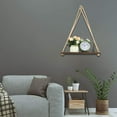 thumbnail image 5 of Vintage Hanging Shelves Set of 4 Shelves 15.75" Wood Rope Floating Shelves, Brown by LIANTRAL, 5 of 7