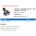 thumbnail image 2 of Pump - Compatible with 1975 - 1980 Chevy C10 7.4L V8 1976 1977 1978 1979, 2 of 2