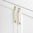 thumbnail image 3 of GlideRite 5-1/16 in. (128mm) Center-Center Twisted Cabinet Bar Pull, Champagne Gold - 4841-128-CHPG, 1 Pack, 3 of 4