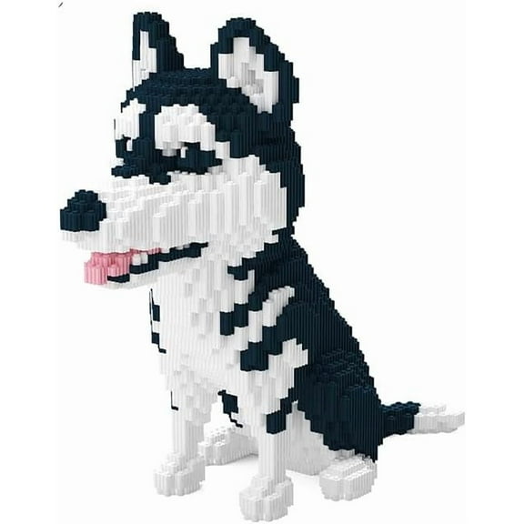 CUTEHELPER Dog Husky Micro Building Blocks Set（2524PCS）Brick Building Kit Gift for Adults and Kids