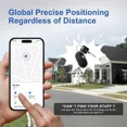 thumbnail image 4 of Air Tracker Tag 2 Pack [Apple MFi Certified] with Find My(iOS Only), Key Finder with No App Needed, Waterproof, 365-Day Standby,Wallet Key Bag Luggage Tracker, 4 of 7