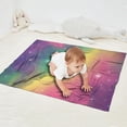 thumbnail image 2 of Colorful Tie Dye Nebula Pattern Blanket,Comfortable Soft Flannel Throw Blanket,All Season,Warm Lightweight Blankets for Sofa Bed Couch Living Room Chair,30"x40", 2 of 4