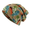 thumbnail image 2 of Foulard à Plumes pour Femmes Bonnet Décontracté Extérieur Convertible Coupe-Vent, 2 of 2