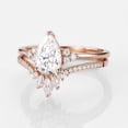 thumbnail image 3 of vylahjewellery Pear Cut Moissanite Diamond Wedding Ring Classic 14K Vermeil White Gold Engagement Anniversary Ring Best Valentine's Day Special Proposal Ring, 3 of 8