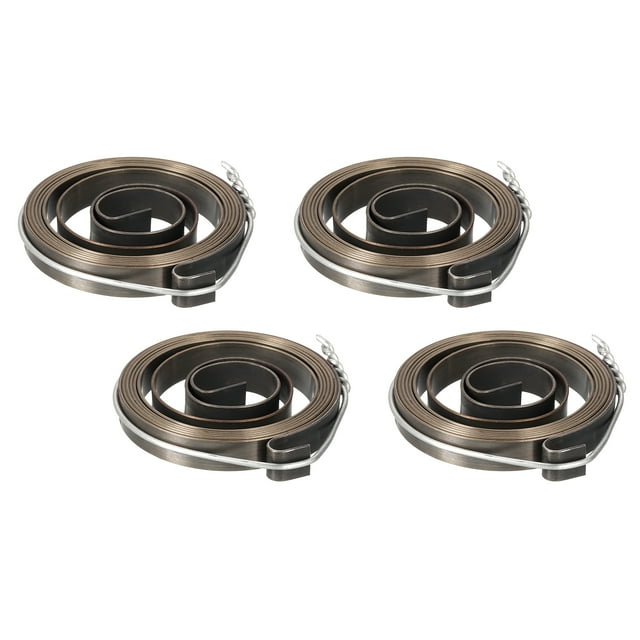 Resorte de prensa de taladro Conjunto de resorte de alimentación de quill de prensa de taladro Acero de resorte 980mm Longitud expandida 45 x 7 x 0.7mm 4 paquetes