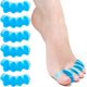 thumbnail image 1 of 6 pares de correctores de válvulas para hombres y mujeres Five Toe Splitter Toe expansor Adult Blue TUNC Sencillez, 1 of 5