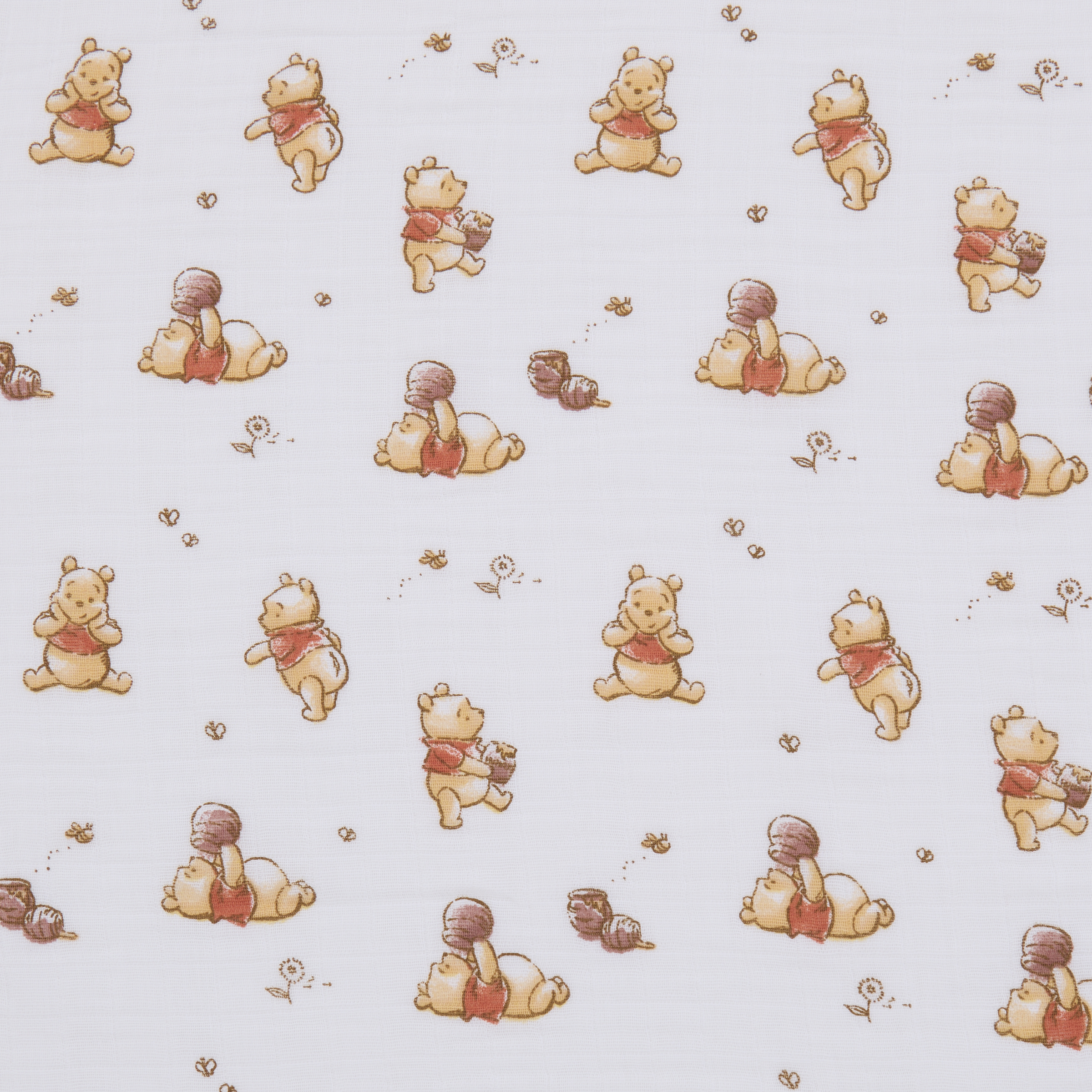 Disney Baby Winnie The Pooh Cotton Muslin Swaddle, 2-Pack photo 3