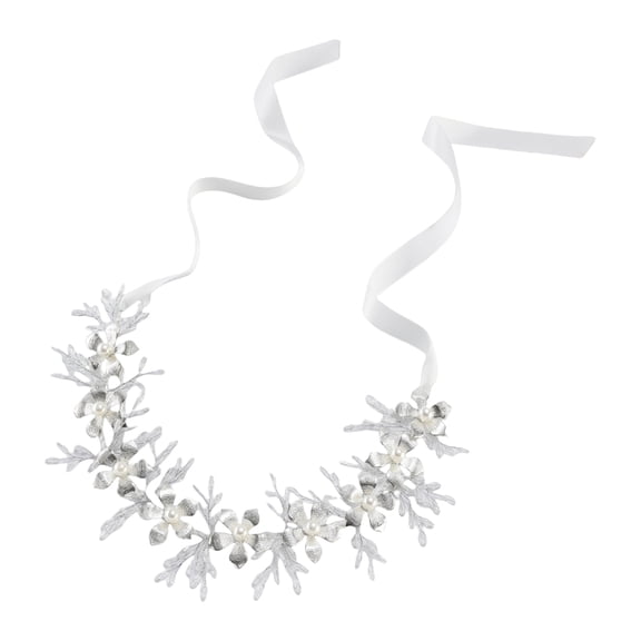 Flower Girl Headband Elegant Pearls Headpiece Bridal Hair Accessory Suitable for Weddings Birthdays and First Communion