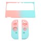 thumbnail image 2 of Funda protectora de silicona para consola de juegos con agarre ergonómico degradado para Switch OLED azul rosa, 2 of 10