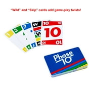 Phase 10 Card Game, Family Game for Adults & Kids, Challenging & Exciting Rummy-Style Play