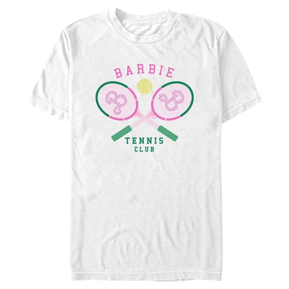Mens Barbie Tennis Rackets Club T Shirt
