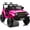 Purple, variant on 12V Ride-On Truck Car | Battery-Powered Electric Vehicle with Remote Control, Spring Suspension & LED Lights