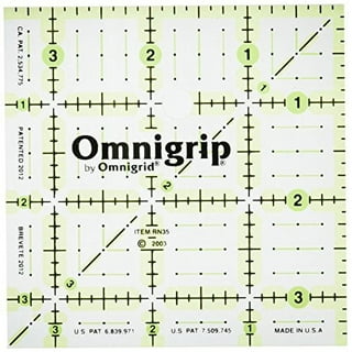 Omnigrid 16.5 Omnigrip Neon Square Ruler, Omnigrid #RN165